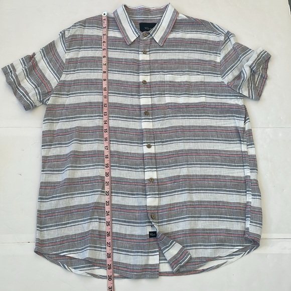 Rails Carson Casual Button Down Linen Shirt Large - Picture 15 of 17